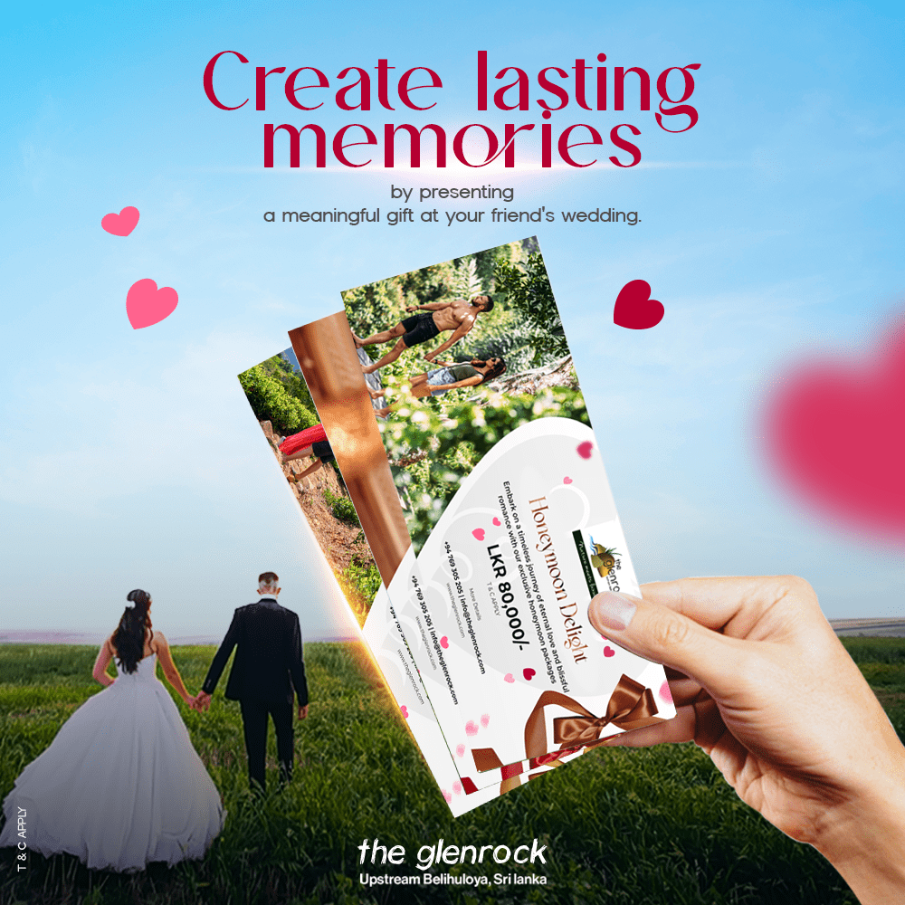 honeymoon Voucher at The Glenrock Luxury Nature Resort , Belihuloya, Sri Lanka
